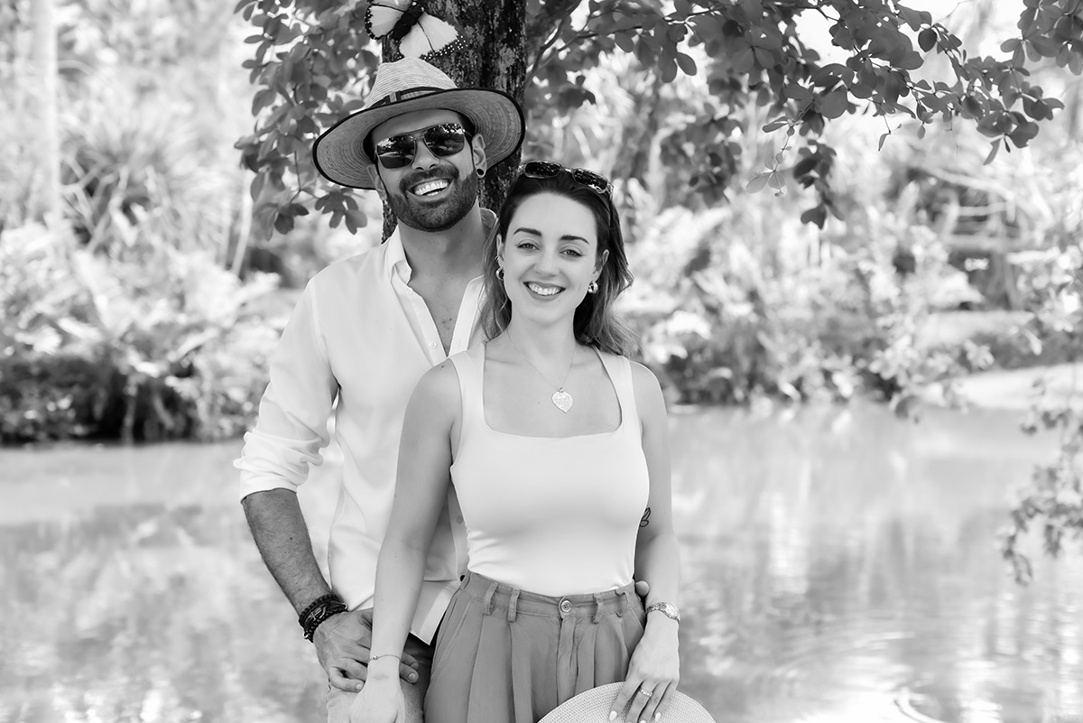 Engagement photos of Hannah and her fiance, Italo